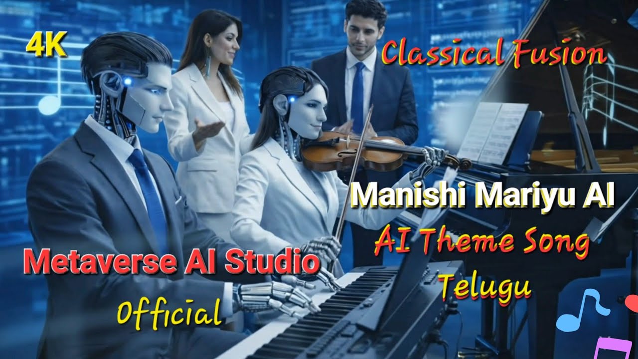 Manishi Mariyu AI@MetaverseAIStudio #ai #theme #telugusong 
