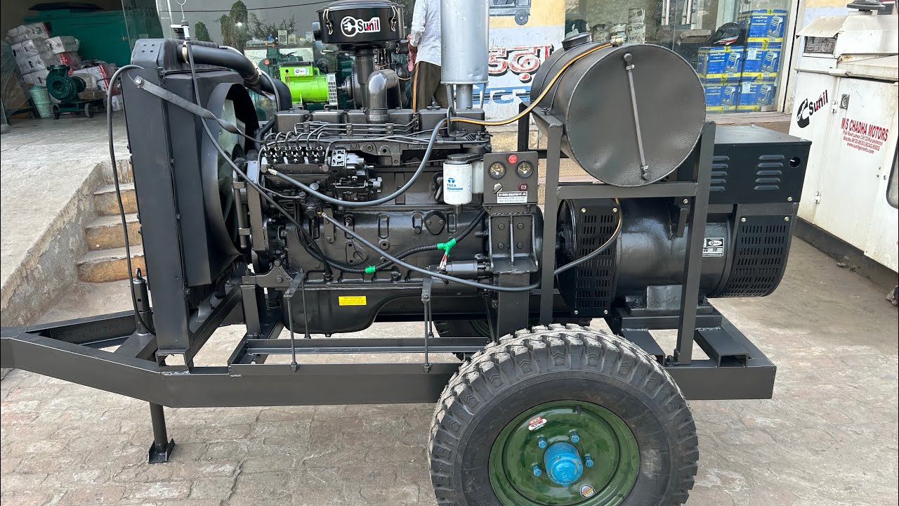 82kva Generator Tata Tc Turbo Charge Diesel Engine open Generator | 82kva Dg Chadha Generator Ladwa