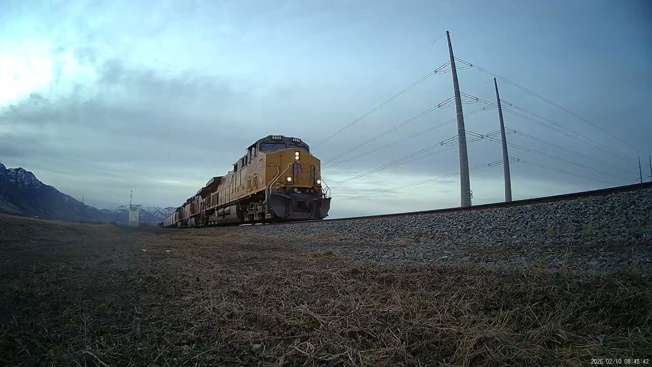 Union Pacific OGPD at UP Detector 28.1 on the Ogden Subdivision. video 1