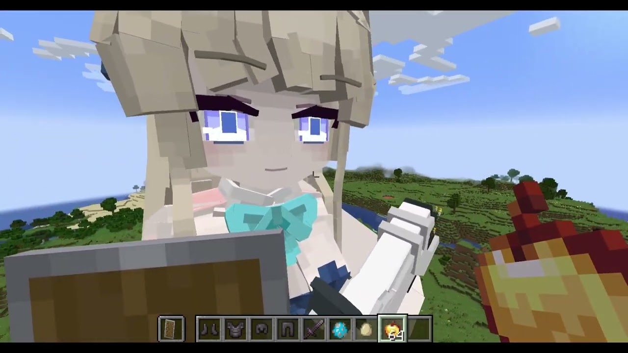 Minecraft mod: Giantess Toki showcase