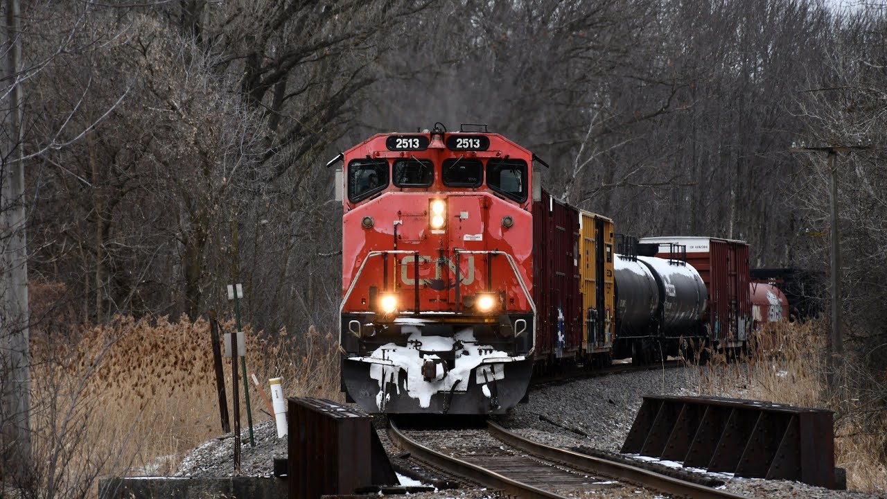A450 with CN C44-9WL 2513 and CN SD60 5404 Howard WI