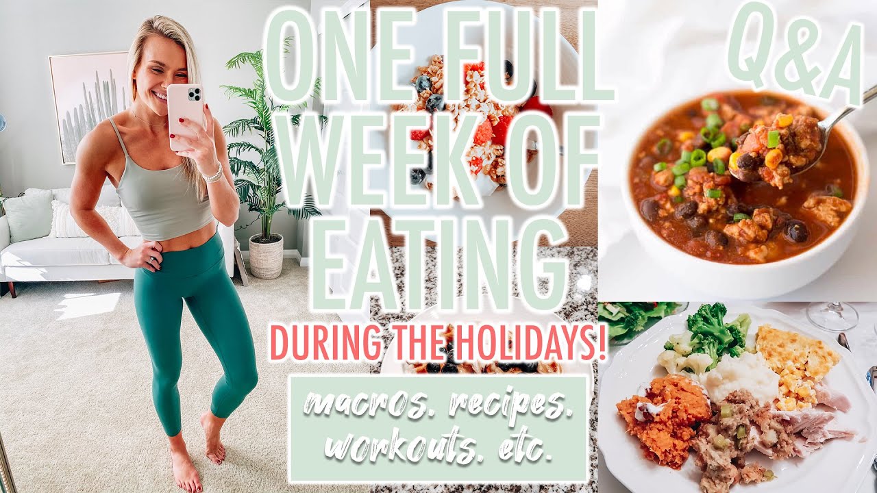 HOW I HANDLE THE HOLIDAYS! | Macros, Exercise, & Recipes | FWOE | VLOGMAS