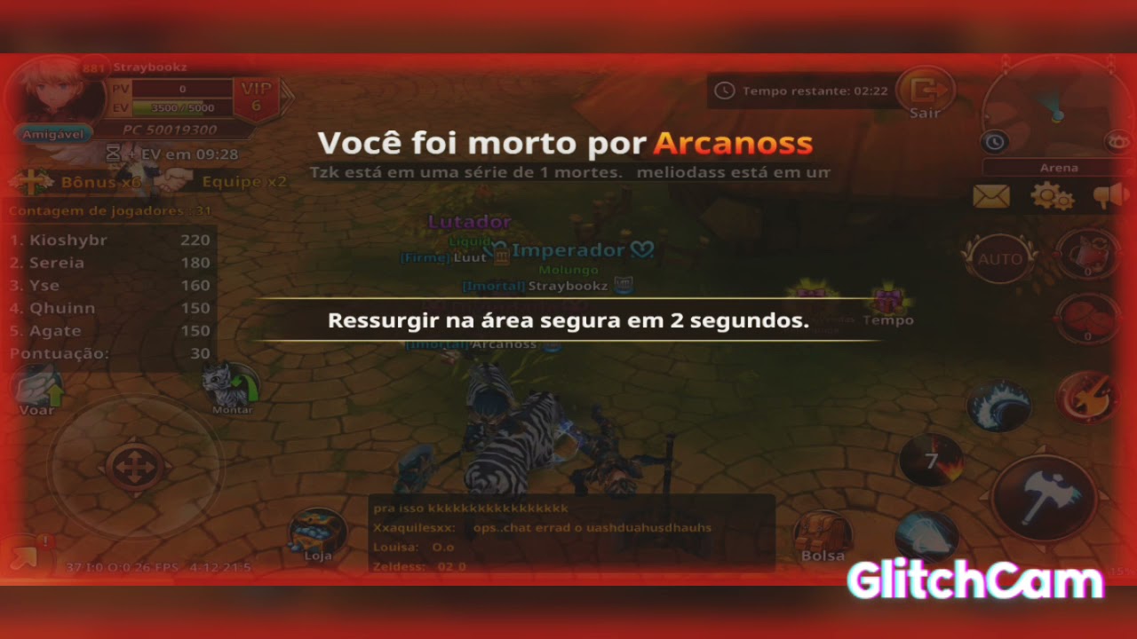 Flyff Legacy BR - (Arena) 1x1 / Straybookz morrendo :(