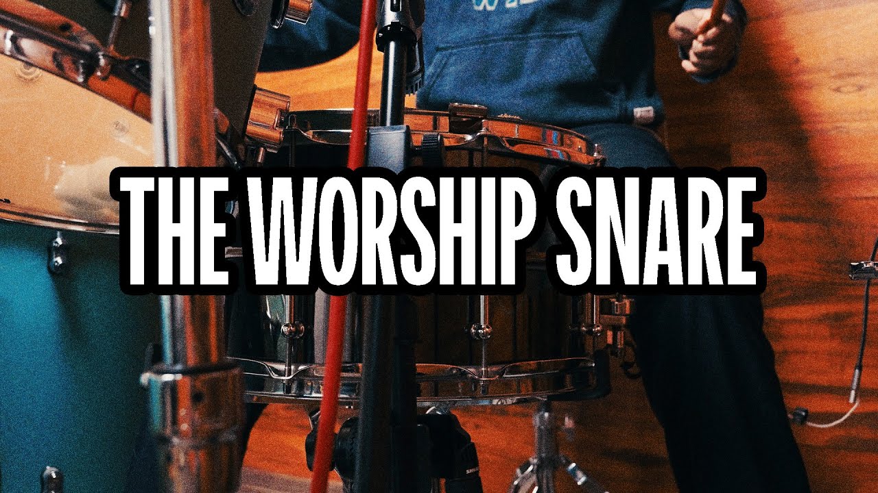The Worship Snare (Risen Drums Black Brass 8x14)
