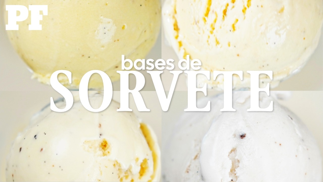 AULÃO: Todas as BASES DE SORVETE (Ovo, Xantana, Cream, Vegana)