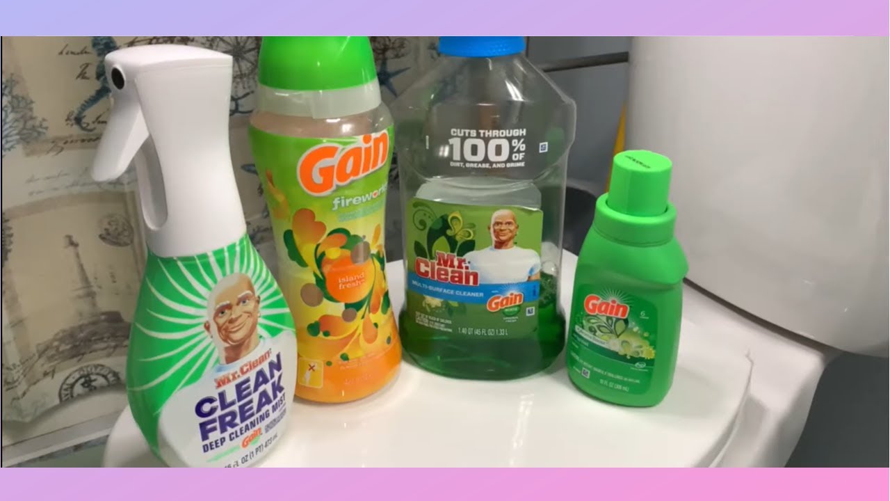 💚ASMR Toilet Cleaning w/ All Gain Products!💚