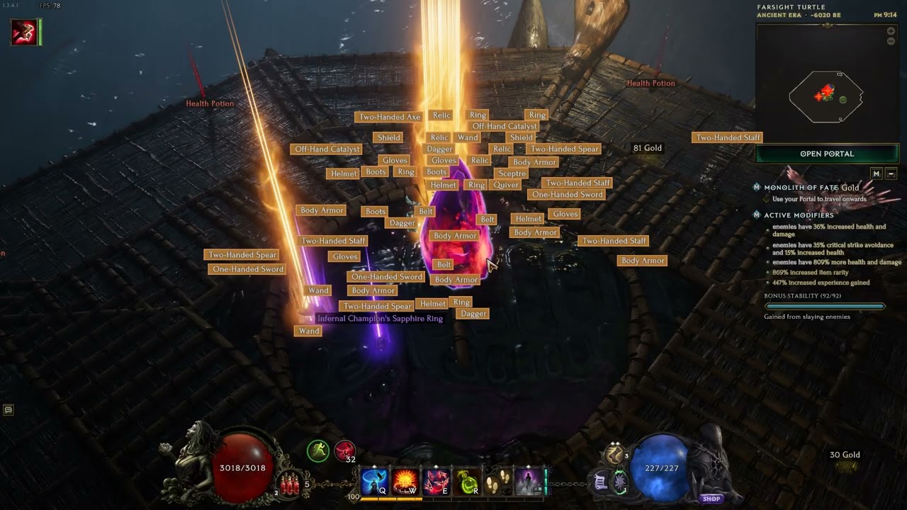 Last epoch Farsight turtle LP potential crafting