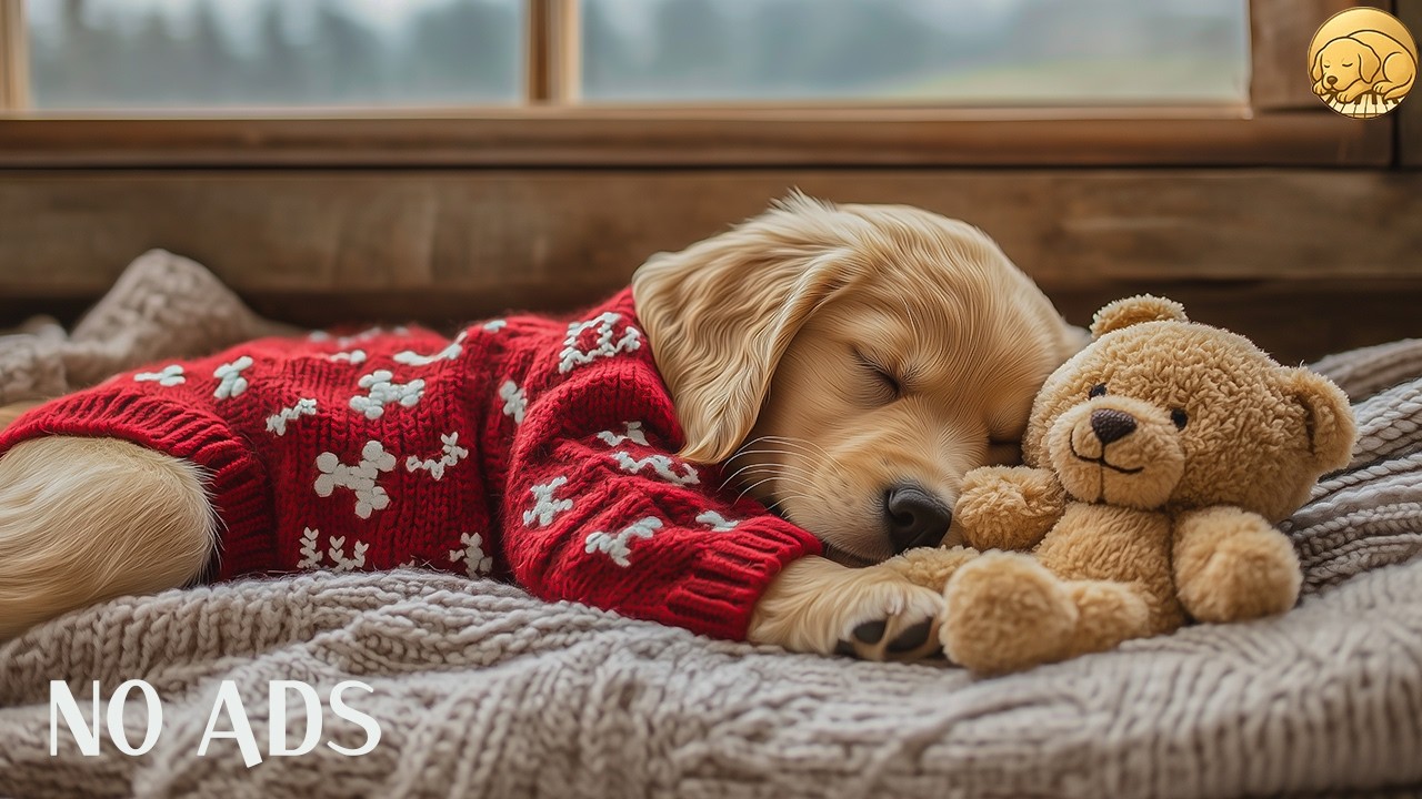 12 HOURS of Relaxing Music for Dogs 🐶🌸 Calming Dog Sleep Music 🎶 Peaceful Rest 💤 No Ads