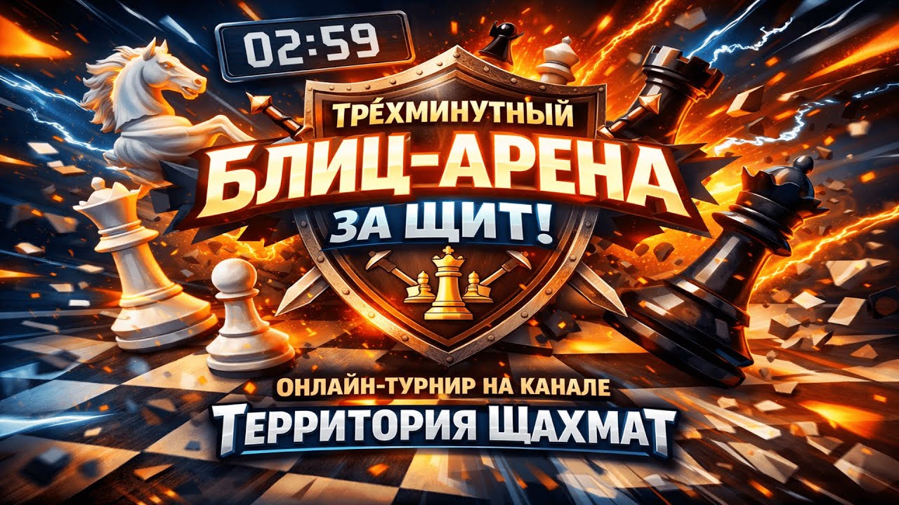 SuperBlitz Арена за Щит 3 минуты #shorts #chess #шахматы