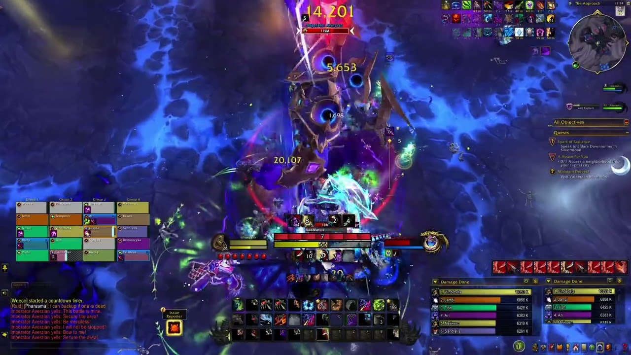 Mythic The Voidspire Raid testing - SUB Rogue POV - Midnight Beta