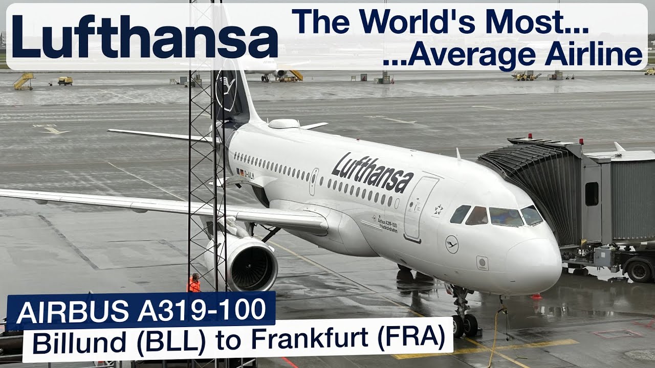 Lufthansa's SOLID European Economy Trip Report | Airbus A319 | Billund to Frankfurt