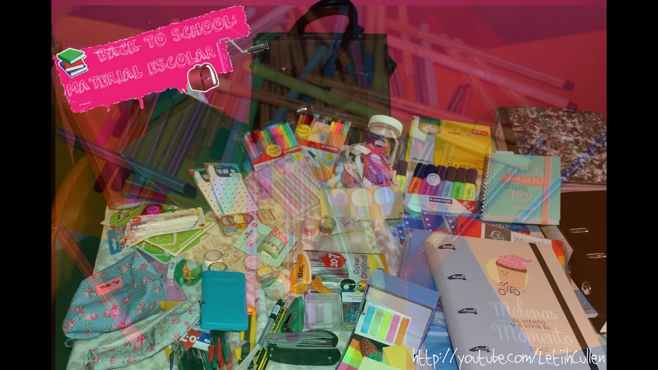 BACK TO SCHOOL | MATERIAL ESCOLAR 2015-2016 | LetiihCullen♡;