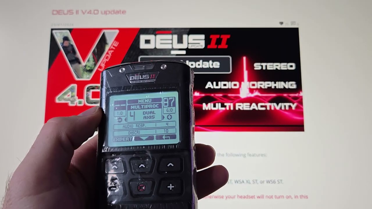 1 част Soft 4.0 XP Deus2 новостите на металотърсач XP DEUS 2