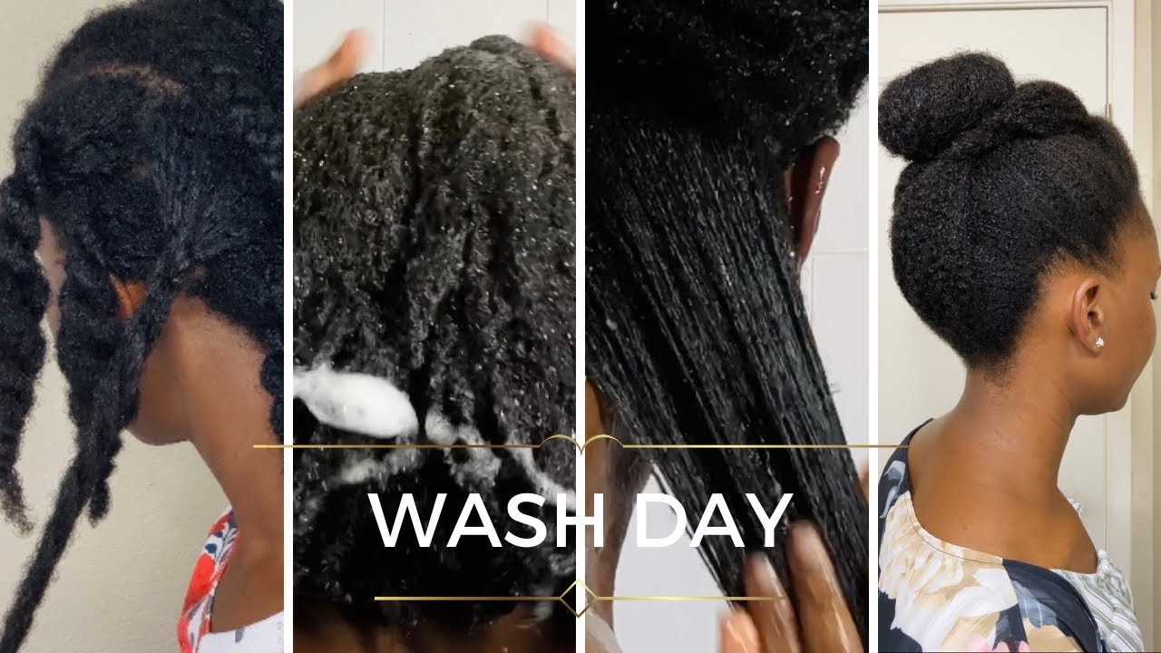 A Realistic Wash Day in my natural hair || 45-minute wash routine