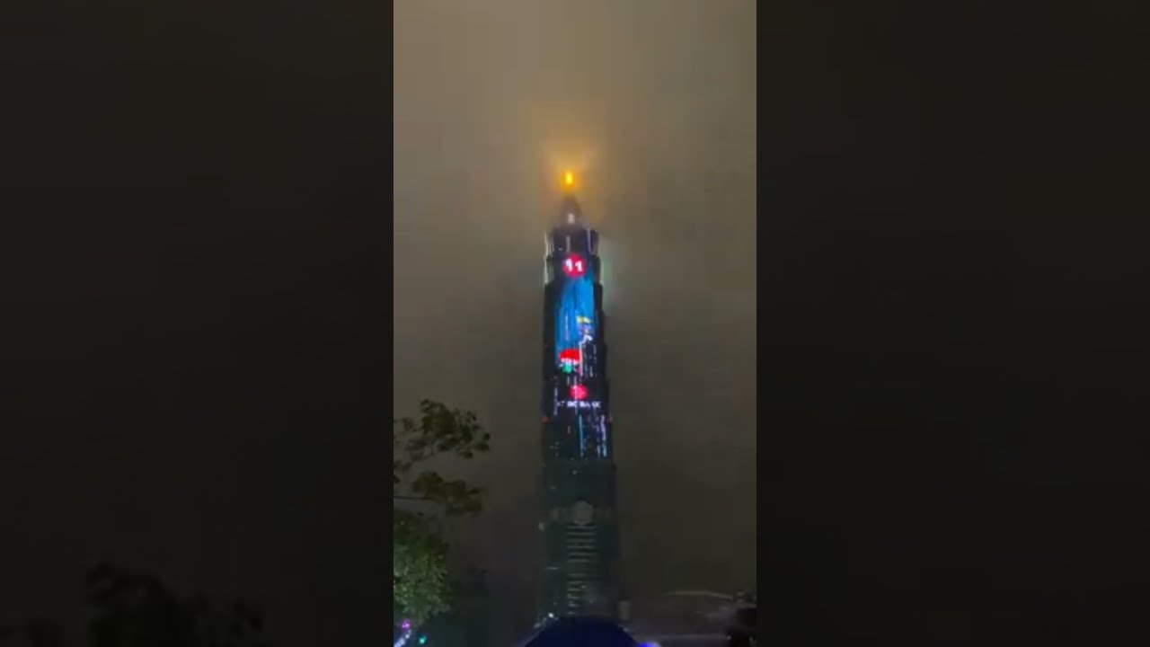 SEMARAK NYA KEMBANG API DI GEDUNG ILING I TAPEI TAIWAN