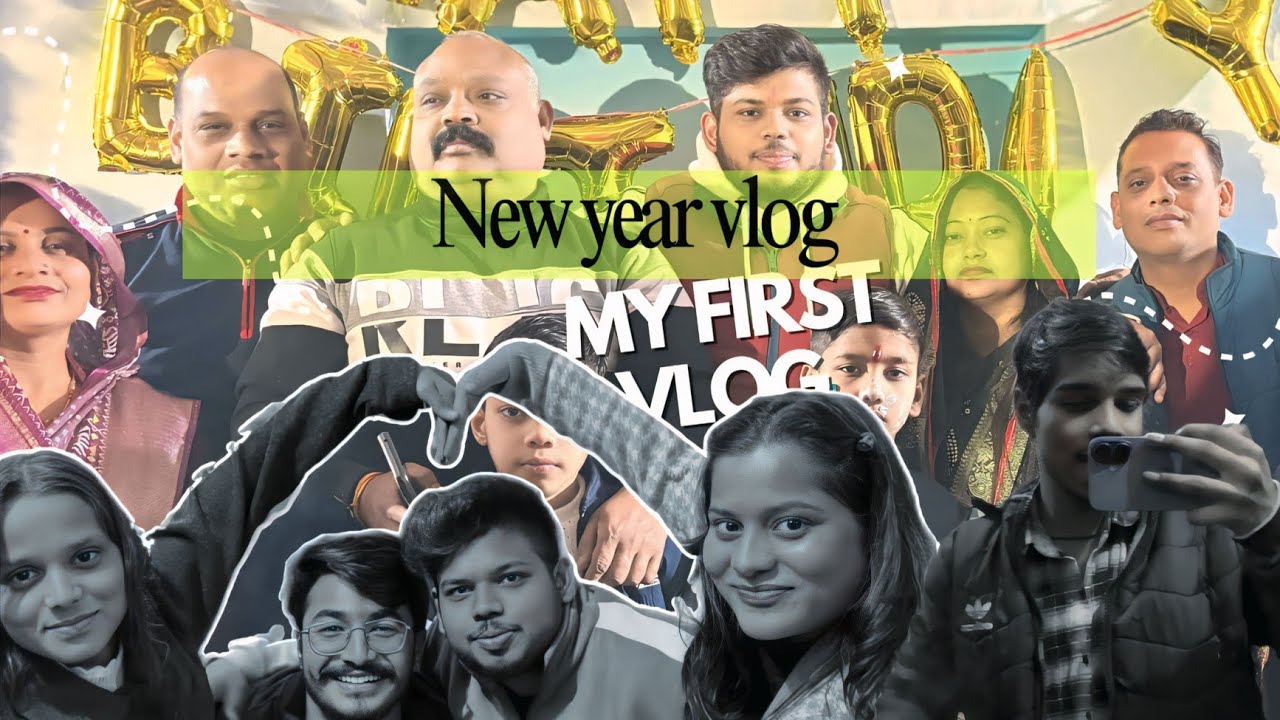 First Video On My New Channel 🔥.     New year vlog 🫡