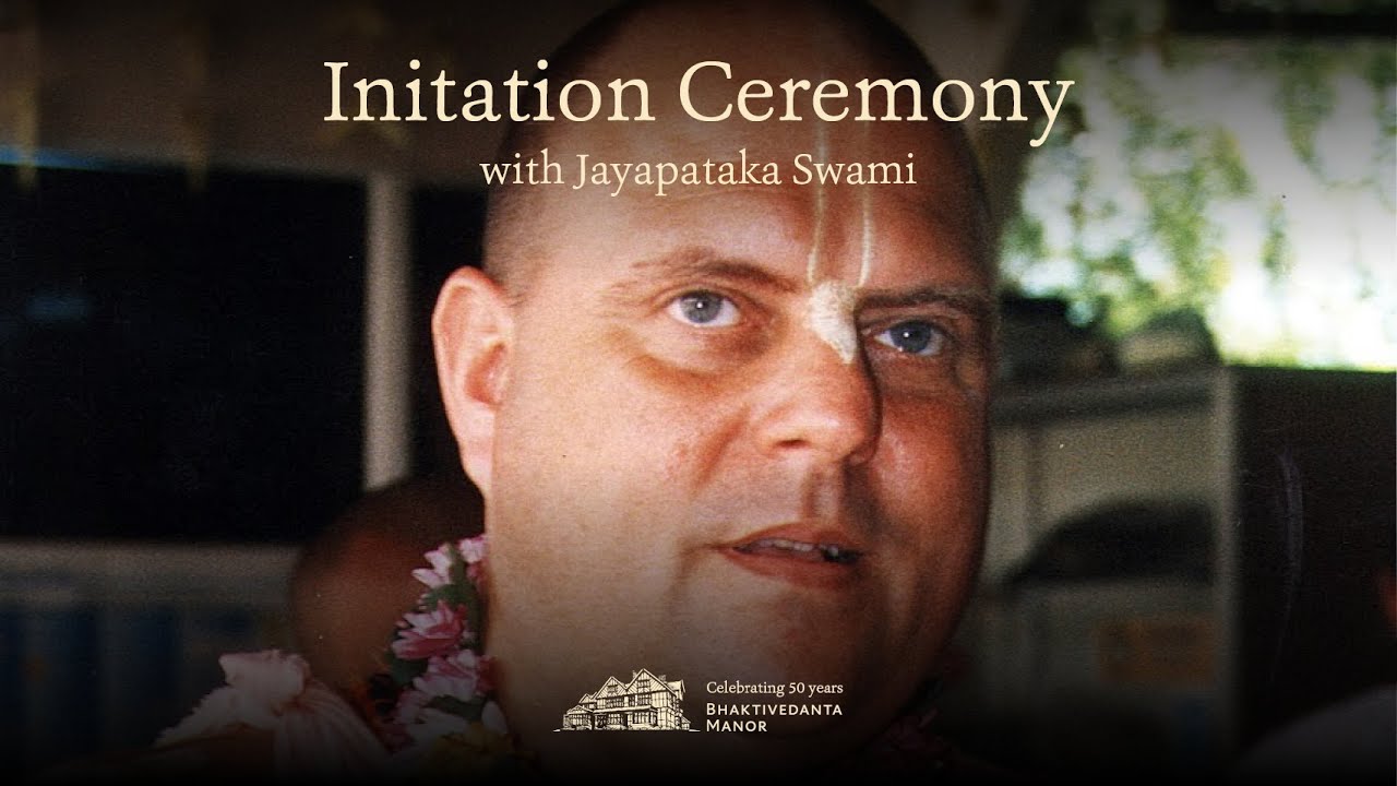 Bhaktivedanta Manor Presents: Initiation Ceremony with HH Jayapataka Swami - 15th June 2023