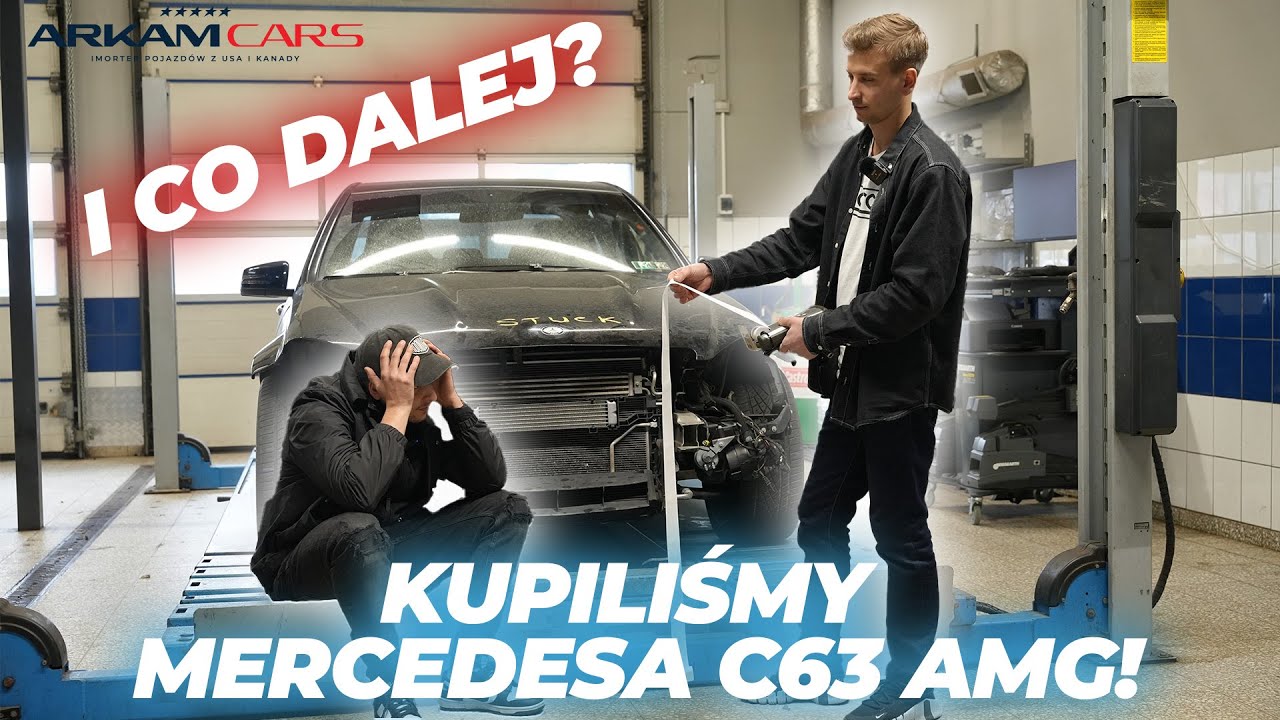 Kupiliśmy Mercedesa C63 AMG z USA! Co dalej? #c63 #amg