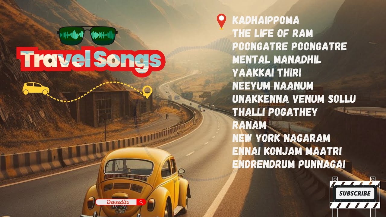 🚘🎵long drive songs in tamil I travel  songs tamil_M IRoad trip hit songs| #music #song #youtubevideo