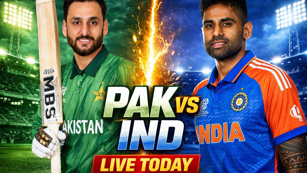 INDIA vs PAKISTAN T20 World Cup 2026 Live Match Today | PAKISTAN vs INDIA Live 🔴