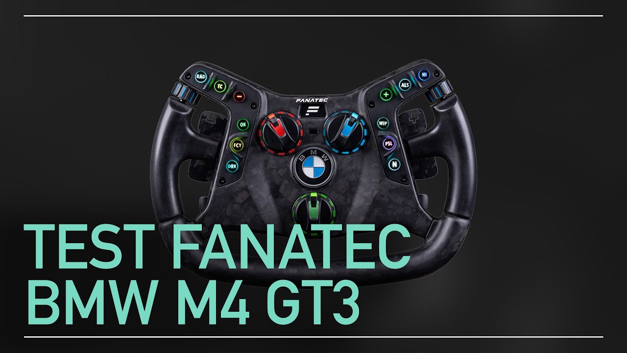Kierownica Fanatec BMW M4 GT3 -Test