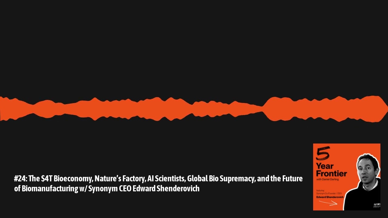 Future of Biomanufacturing with Synonym CEO Edward Shenderovich | 5YF #24