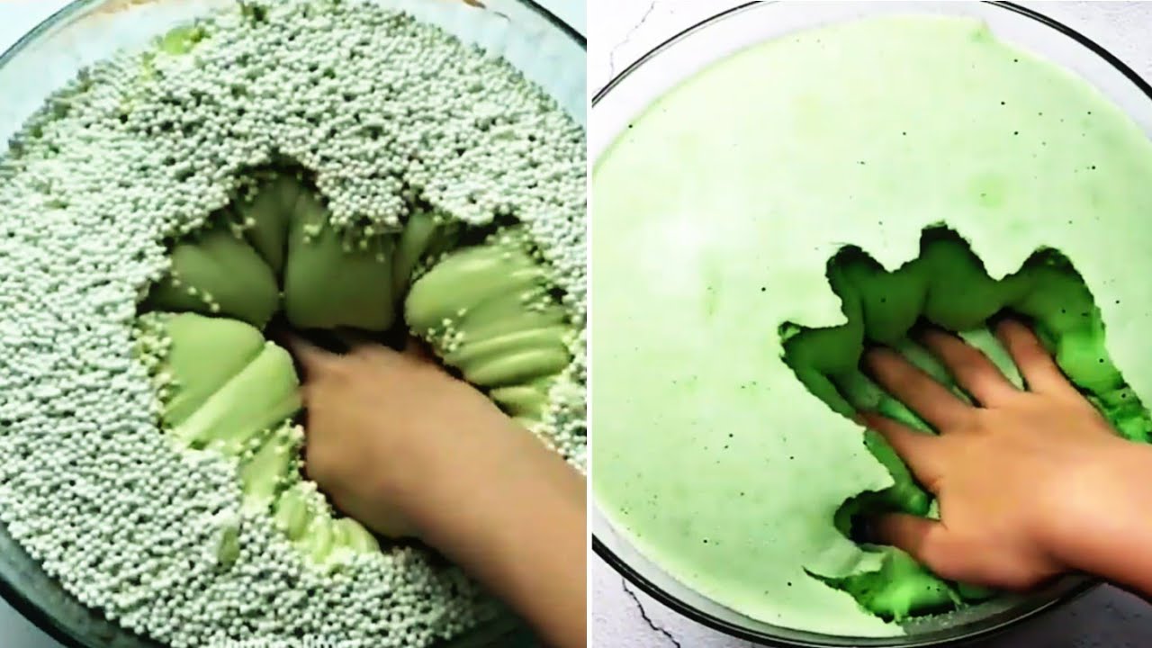 Super Satisfying Iceberg slime! ASMR Compilation | Super Satisfying