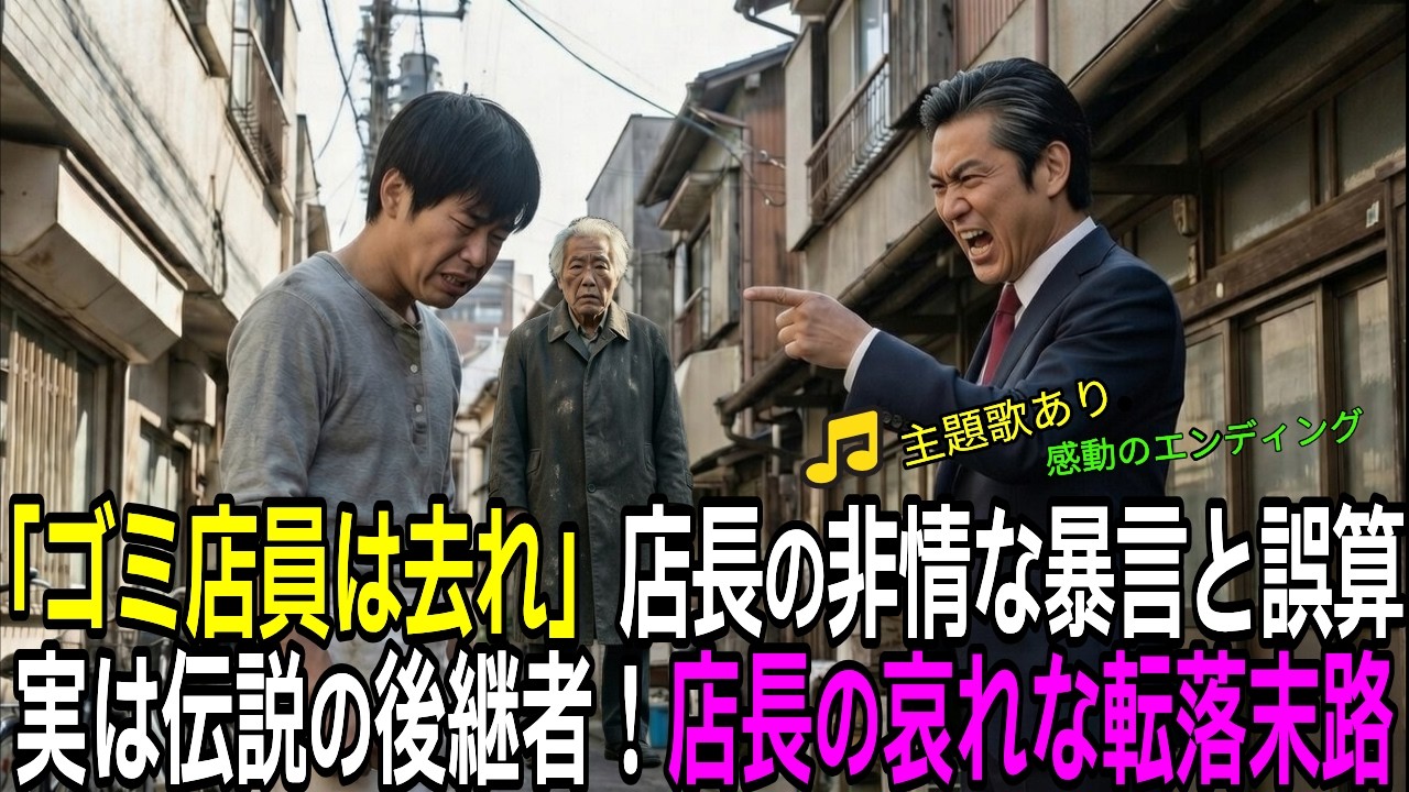 「誰がこれを作ったんだ！」惣菜屋の味に伝説の料理人が号泣…見下していた店長を待ち受けて 있던 衝撃の末路【感動する話】【朗読】