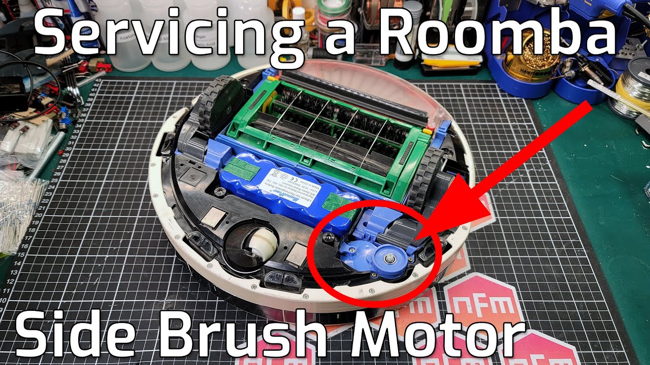Servicing a Roomba Side Brush Motor