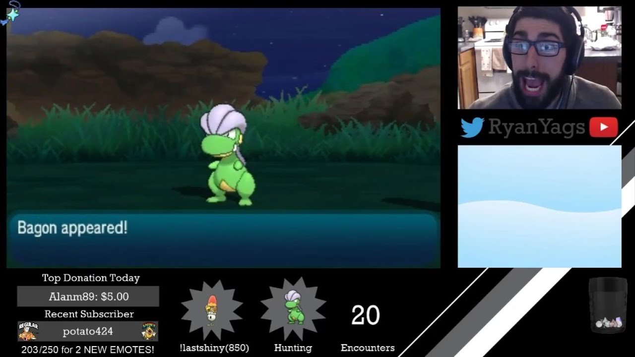 INSANE LUCK Shiny Bagon via SOS in Pokemon Sun and Moon