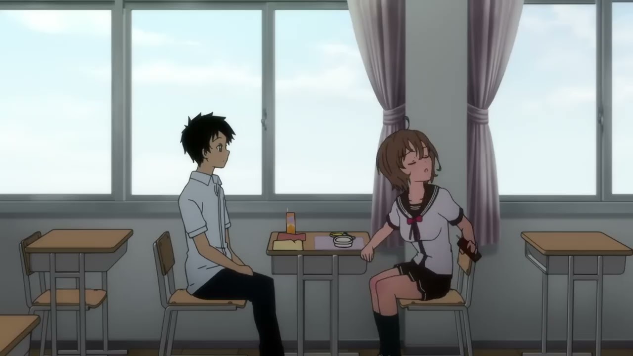 Boy Meets An Alien Girl Wrapped Up In A Futon