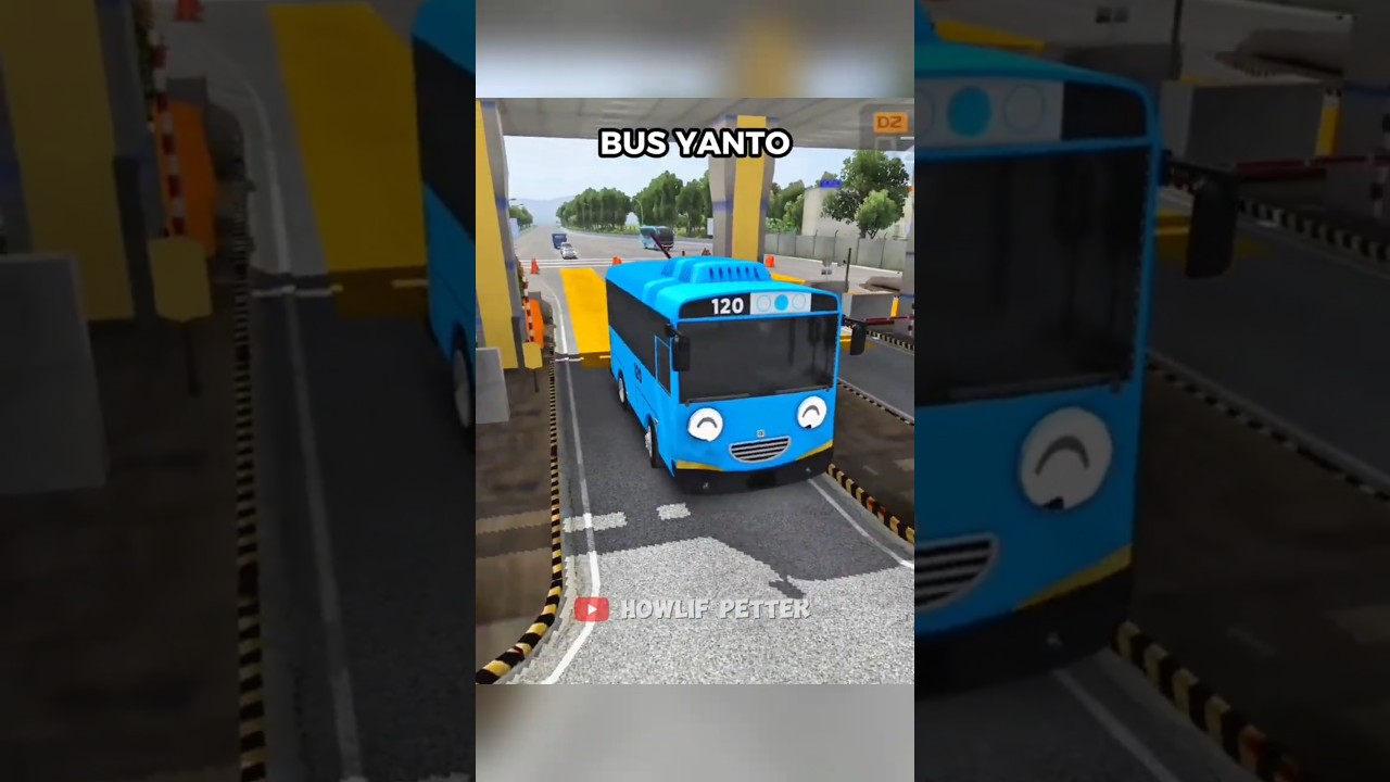 BUS-BUS UNIK MANA YANG BISA MASUK TOL TANPA BAYAR? #shorts #bussid #howlif