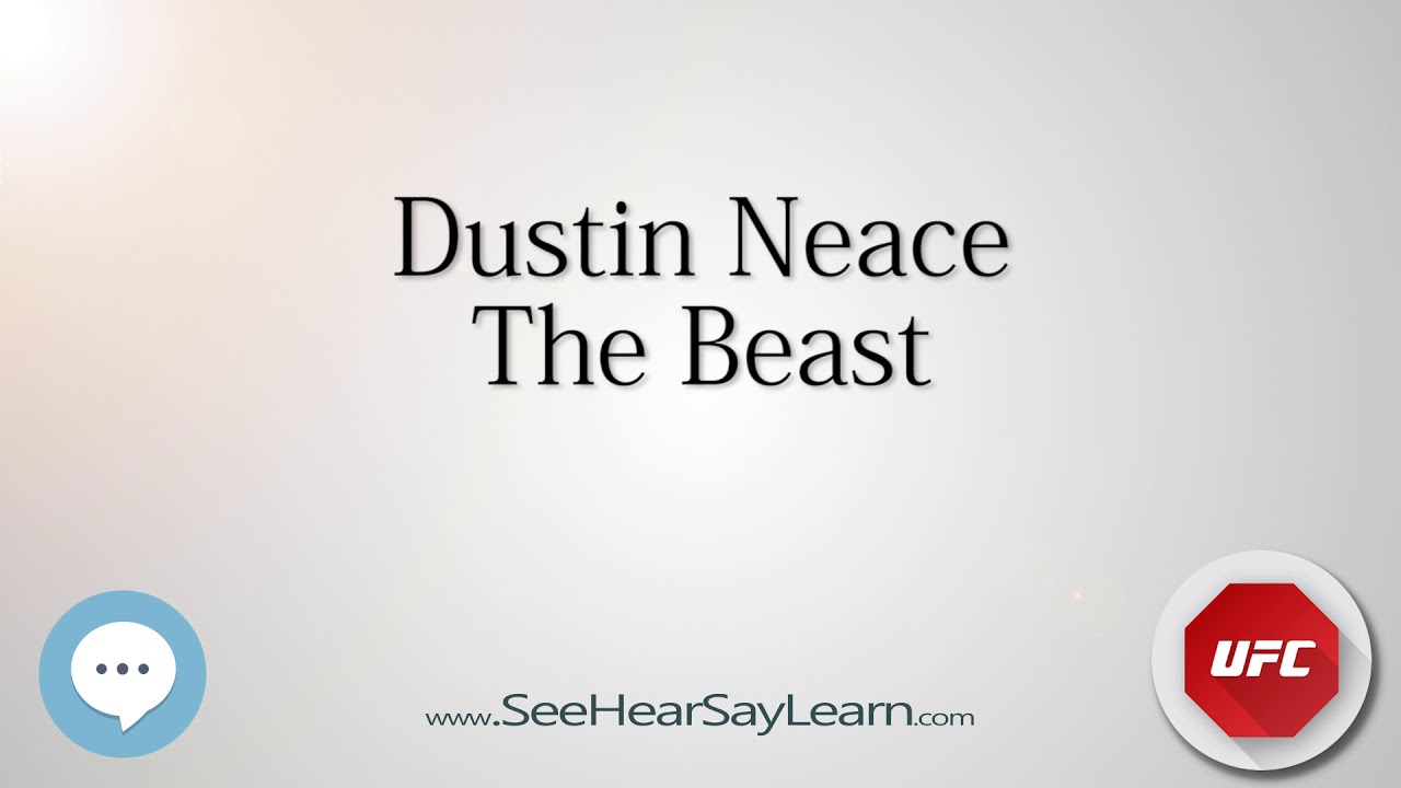 Dustin Neace   UFC Fighter's Nicknames 🔊
