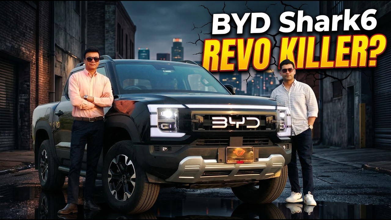 Подробный обзор BYD Shark6 PHEV в Пакистане — каково им владеть?