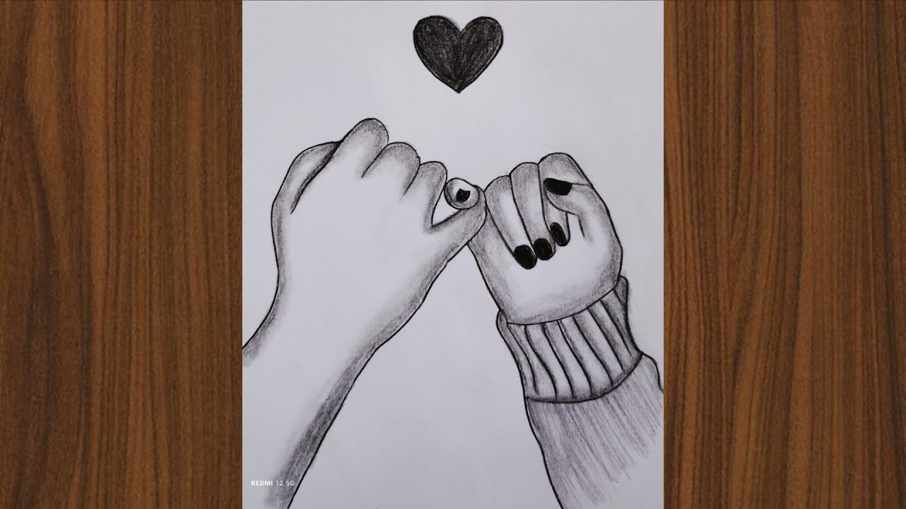 couple holding hands drawing || how to draw holding hands|| holding hands drawing||