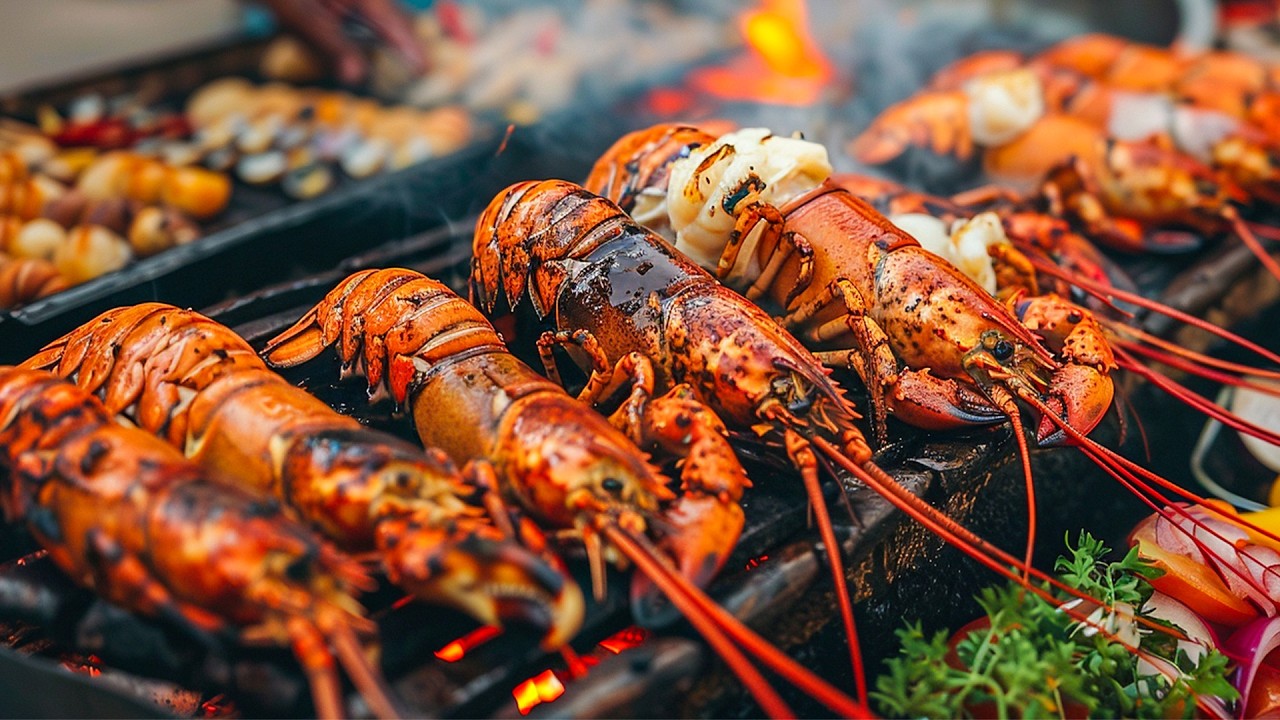 Потрясающий! SAIGON Seafood vs HANOI Seafood/Настоятельно рекомендуемая вьетнамская уличная еда, под