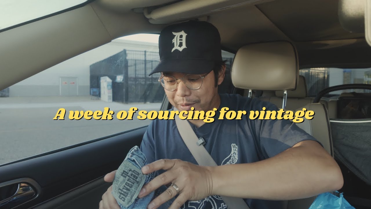 A week of sourcing for vintage clothing