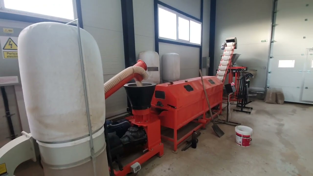o nouă linie peleti 350-400 kg/h instalata în țară