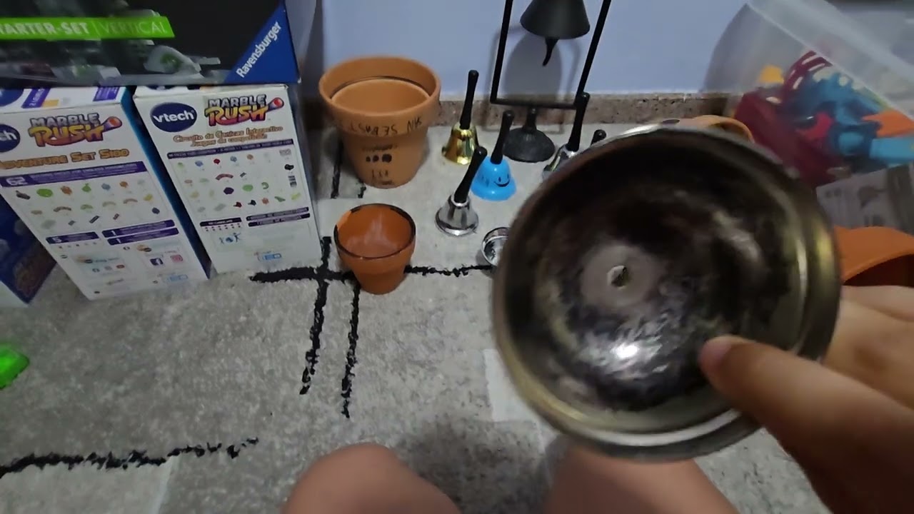 Mostrando mis campanas y macetas con Badajos nuevos🔔🔔