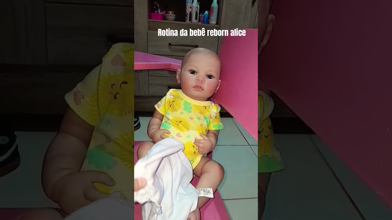 Rotina da bebê reborn alice