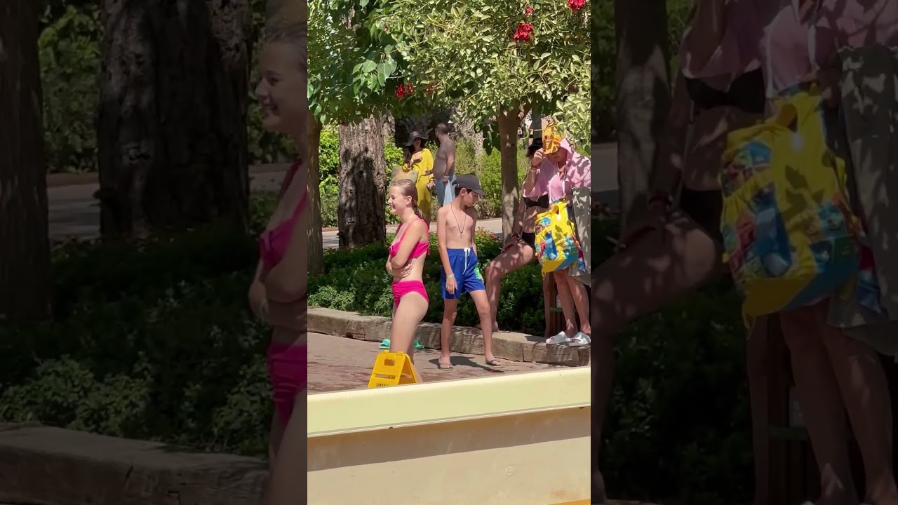☀️Water Park Fun Water Slide -Wonderful Holiday🏖️ #waterslide #waterpark