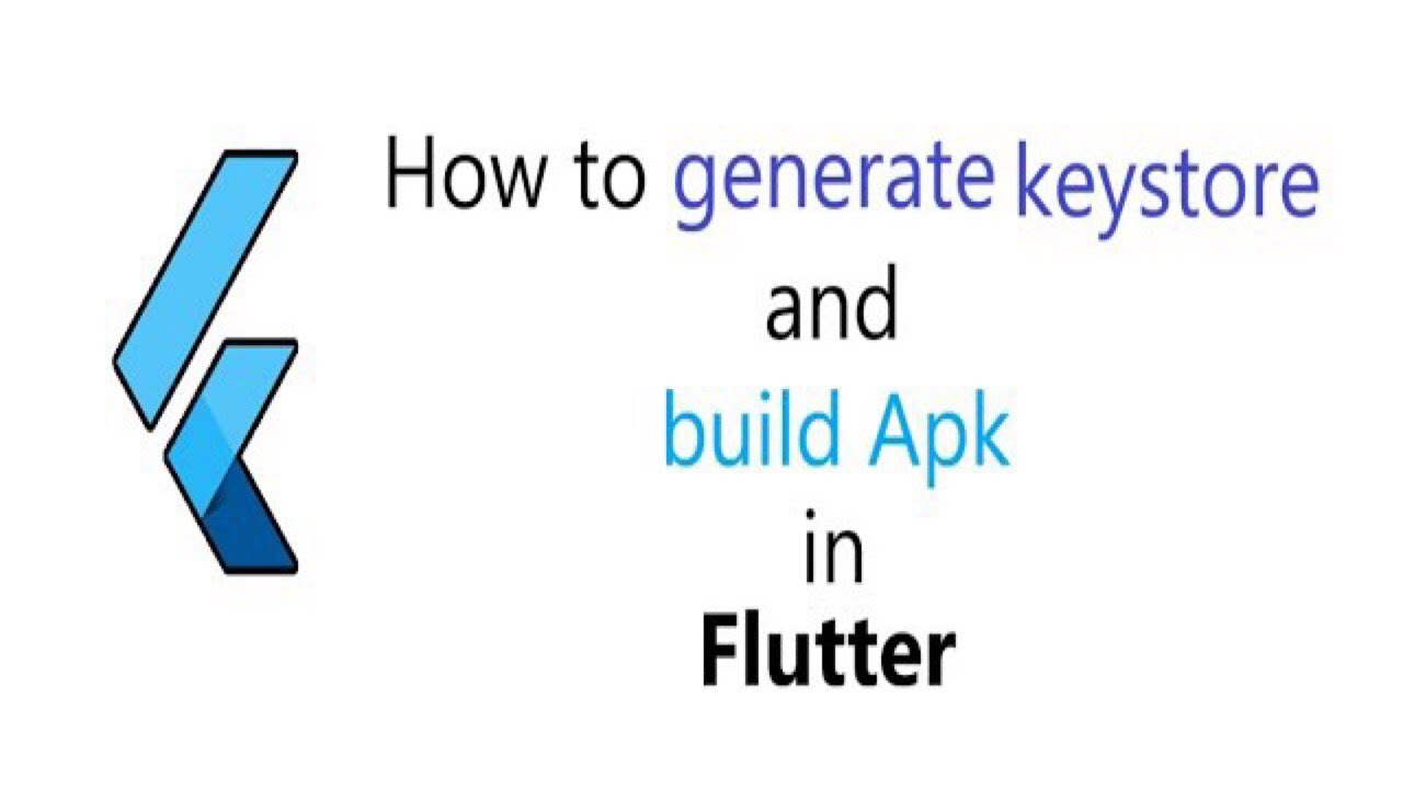 How to generate keystore(key) and build Apk in Flutter || build release Apk