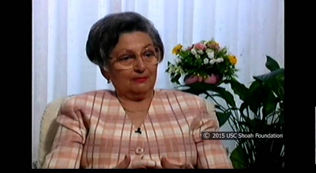 Holocaust survivor  talks about the murder of her friend Basia Wechsler on the death march