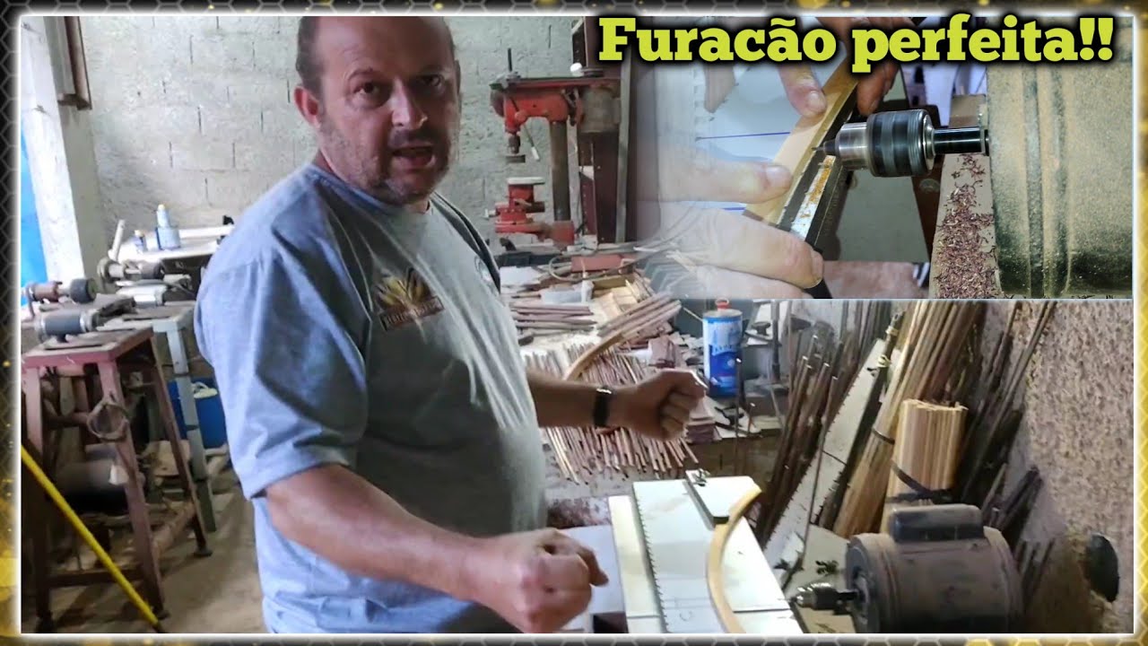 Como furar arco e trefilado