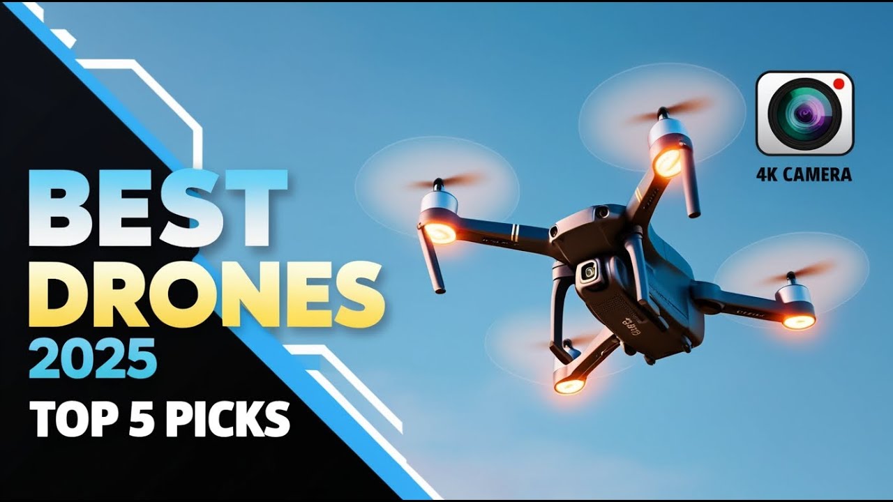 Top 5 Best Multi-Rotor Drones 2025 🚁 | 4K Camera & Beginner Picks