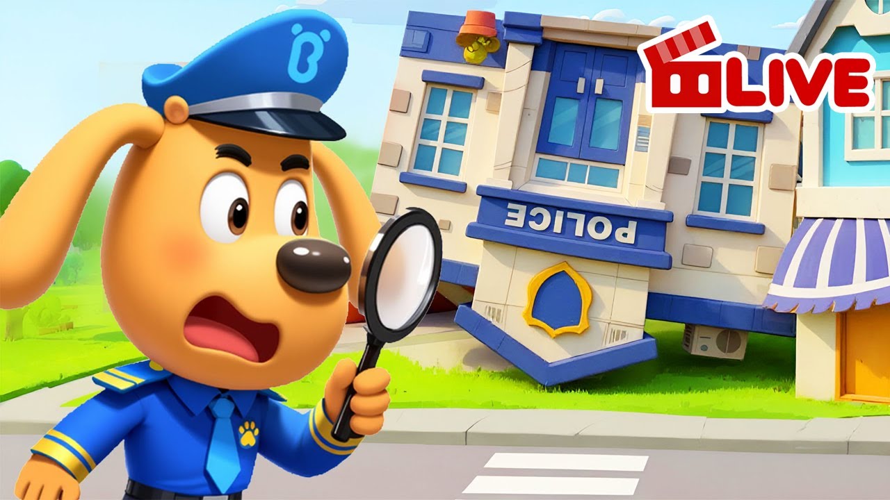 🔴 LIVE | なんでこの建物、さかさまなの！？ | アニメ | 動画 | Sheriff LabradorTV‐LIVE | ラブール警部