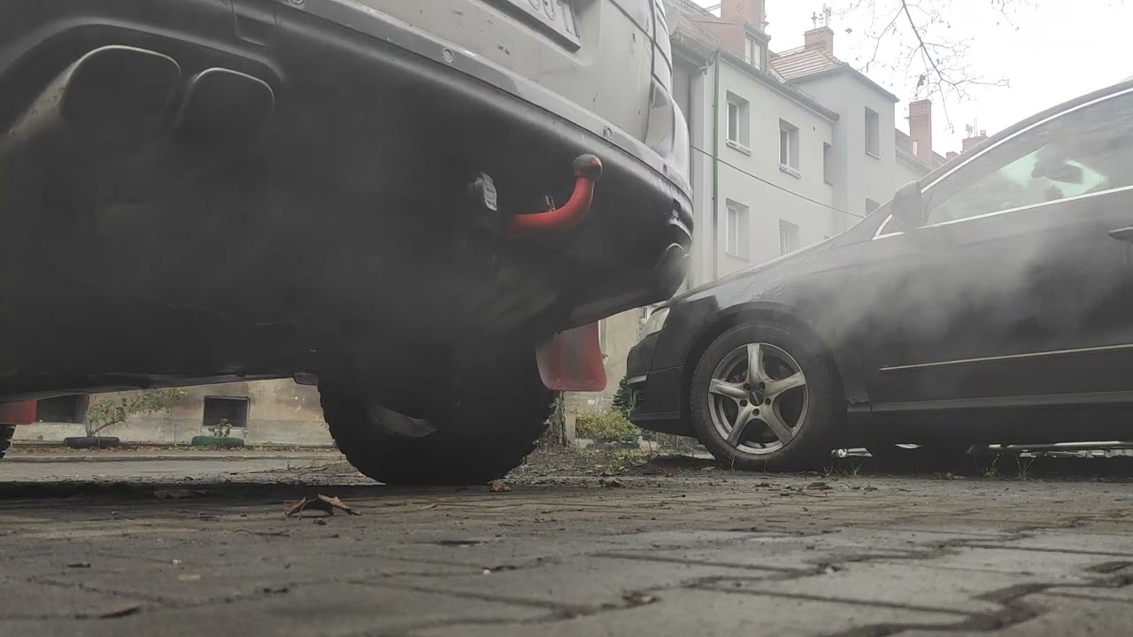 Porsche Cayenne 4.5 Turbo off road cold start
