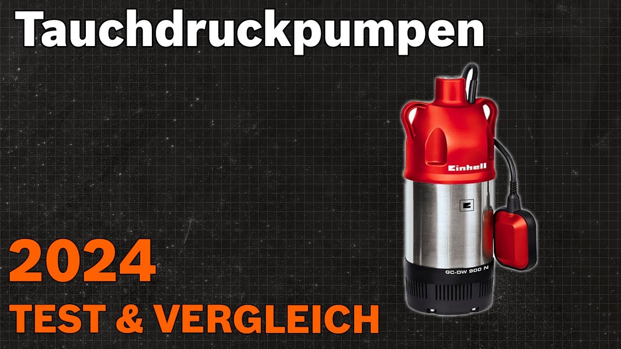 TOP–6. Die besten Tauchdruckpumpen. Test & Vergleich 2024 | Deutsch