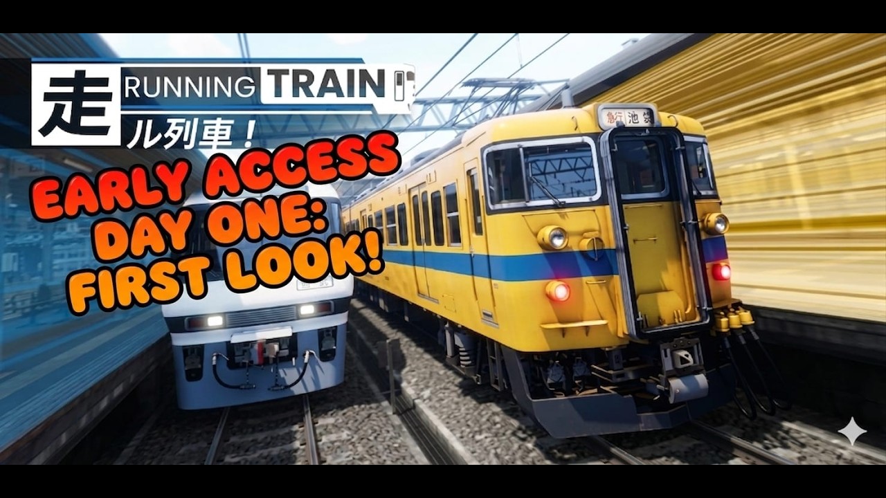 RUNNING TRAIN | ALL-NEW JAPANESE TRAIN SIMULATOR! (FIRST LOOK)