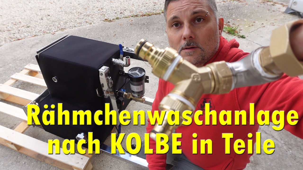 Rähmchenwaschanlage nach Kolbe